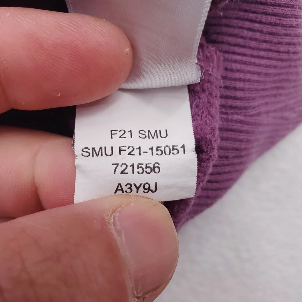 North Face Hoodie Mens Small Purple Pullover Sweatshirt Hoody Outdoor Preppy